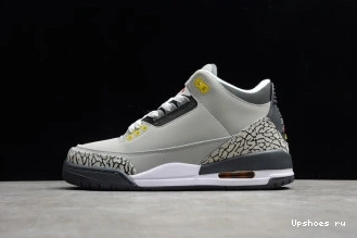 Cool CT8532-012 Retro 3 Jordan (2021) Grey AIR 0106